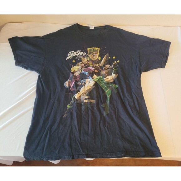 Jojo's Bizare Adventure Adult Joseph Joestar Collage of Characters T-shirt XL - Picture 1 of 6